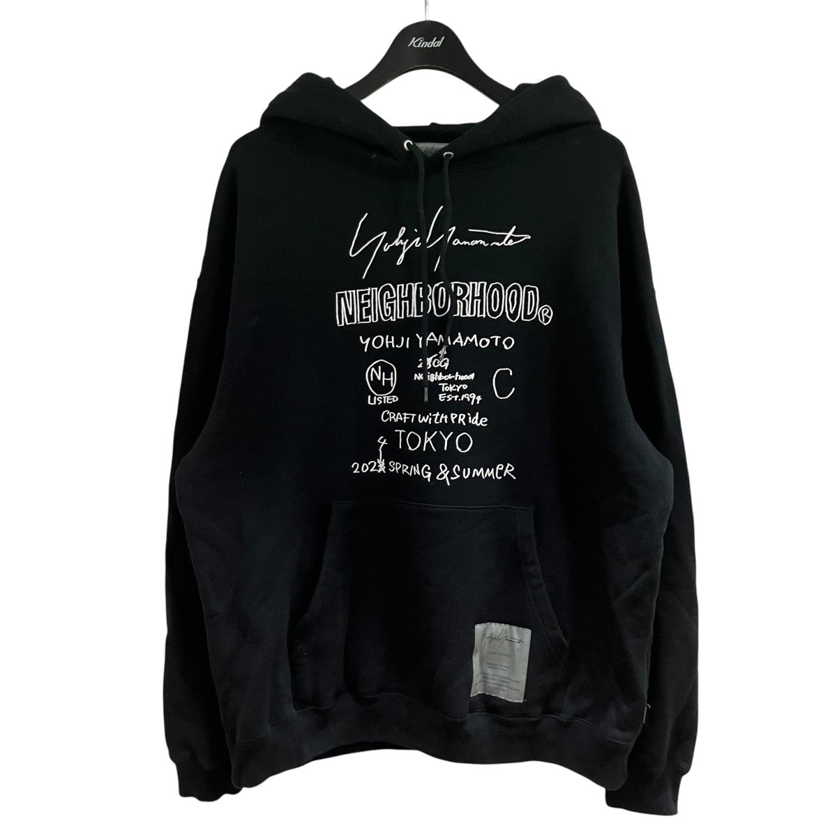 Yohji Yamamoto pour homme×NEIGHBORHOOD プルオーバーパーカー 古着・中古-1枚目のアイテム画像