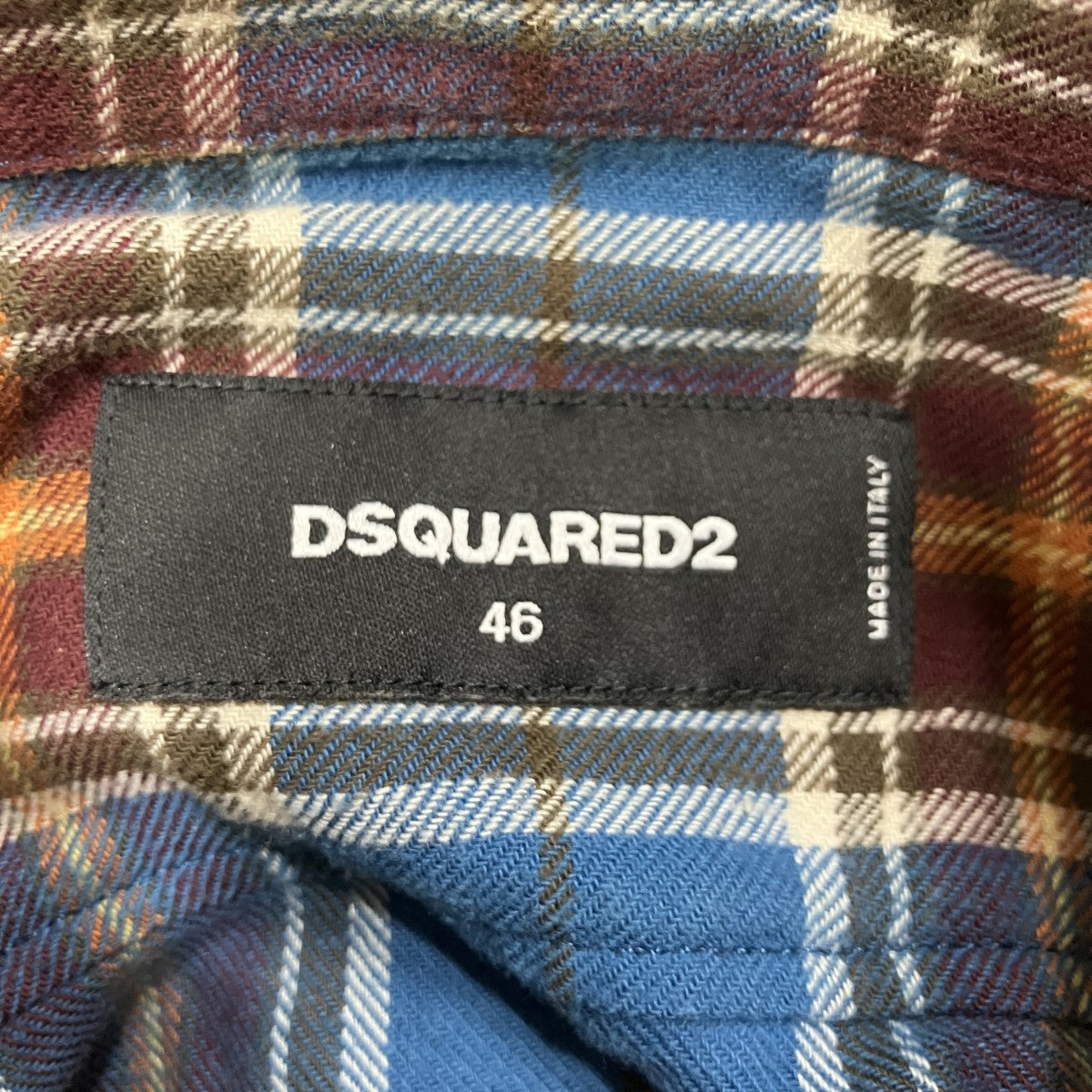 DSQUARED2 チェックシャツ 古着・中古-5枚目のアイテム画像