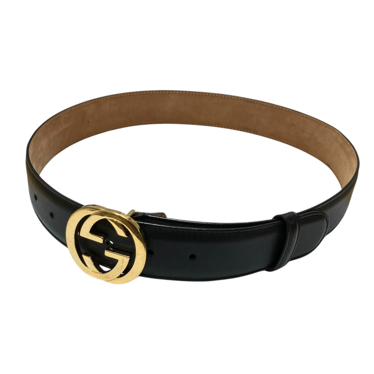 GUCCI インターロッキングバックルベルト 古着・中古-1枚目のアイテム画像