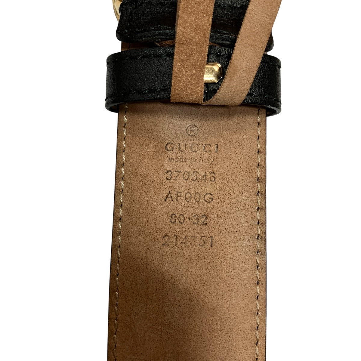 GUCCI インターロッキングバックルベルト 古着・中古-6枚目のアイテム画像