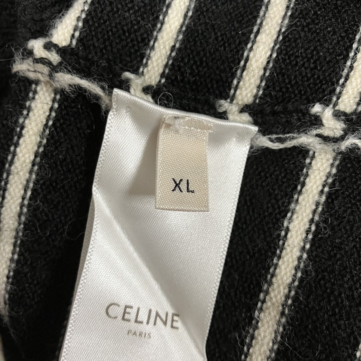 CELINE ボーダーニット 古着・中古-5枚目のアイテム画像
