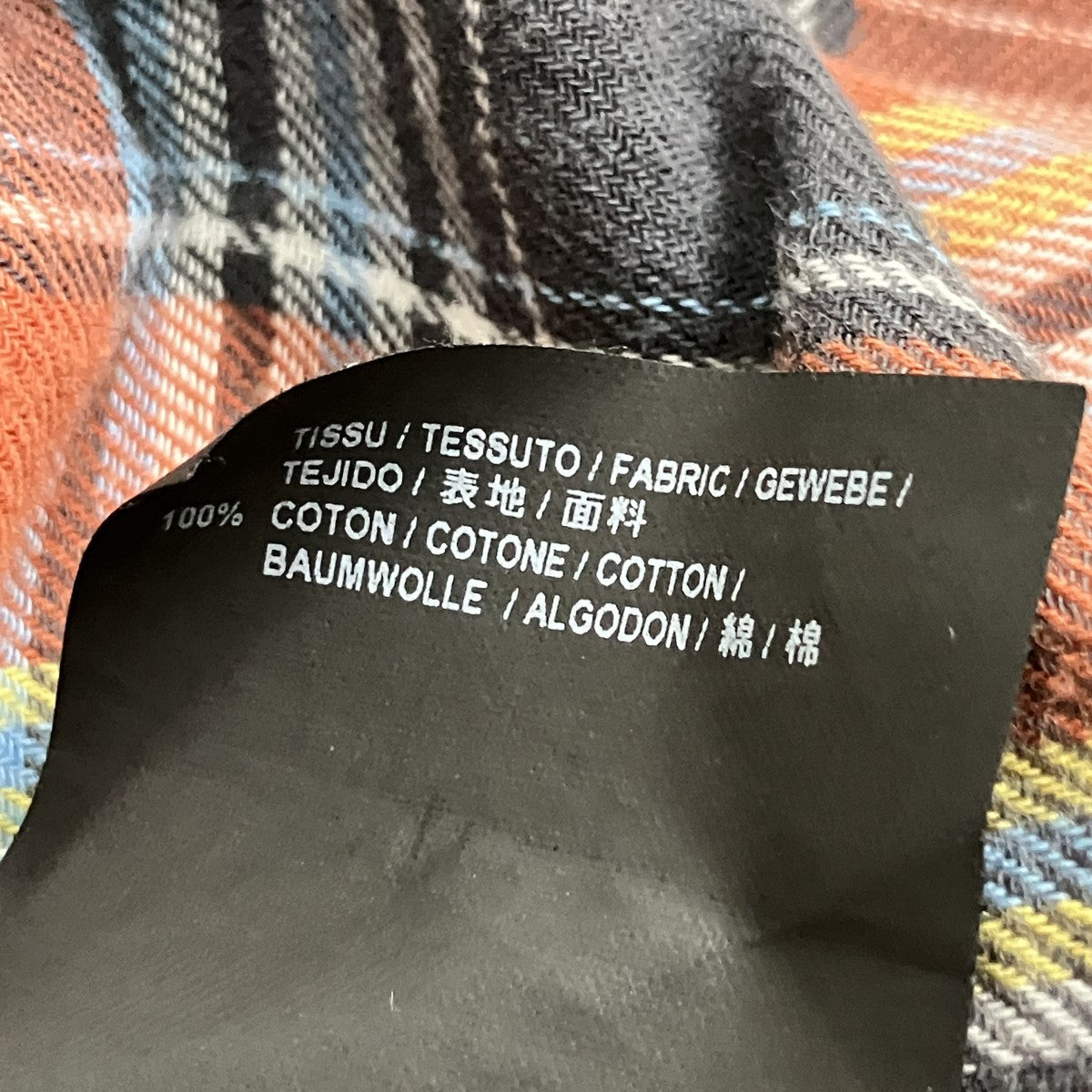 Saint Laurent Paris チェックシャツ 古着・中古-7枚目のアイテム画像