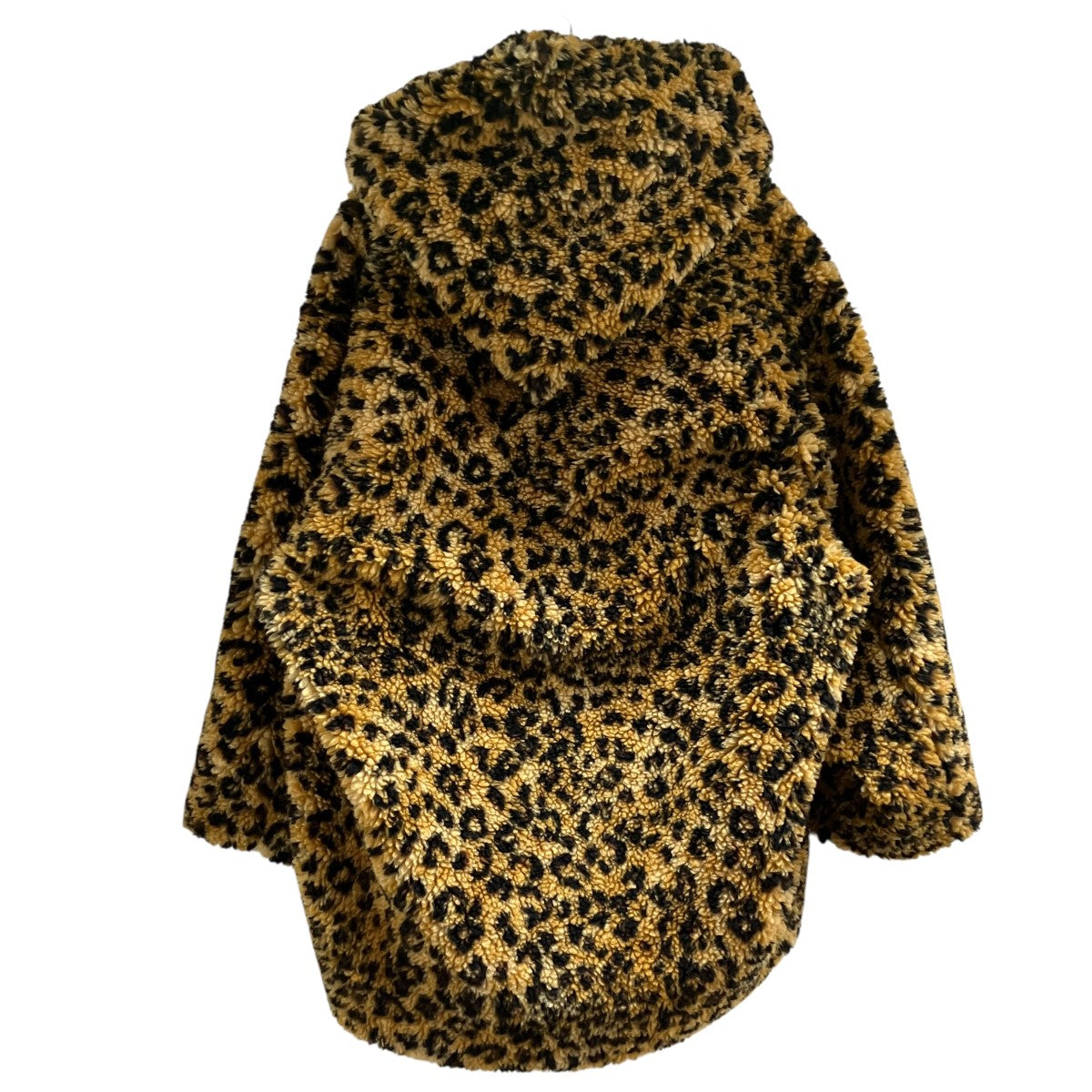 Vivienne Westwood RED LABEL レオパードボアフード付きコート 古着・中古-3枚目のアイテム画像