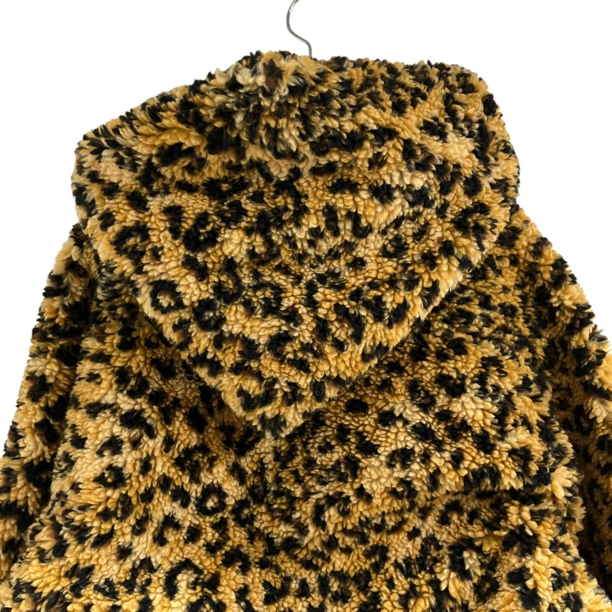 Vivienne Westwood RED LABEL レオパードボアフード付きコート 古着・中古-4枚目のアイテム画像