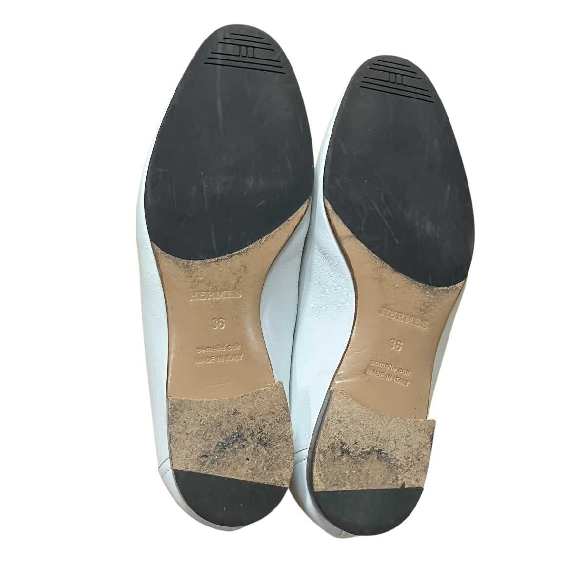 HERMES Hバックルローファー 古着・中古-7枚目のアイテム画像