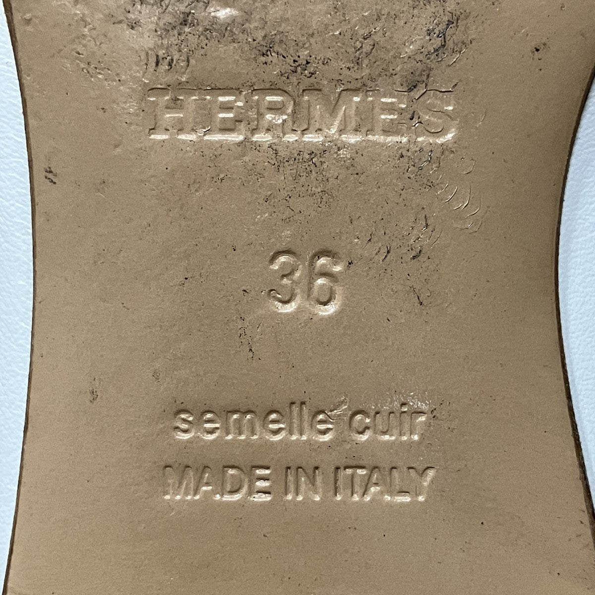 HERMES Hバックルローファー 古着・中古-8枚目のアイテム画像