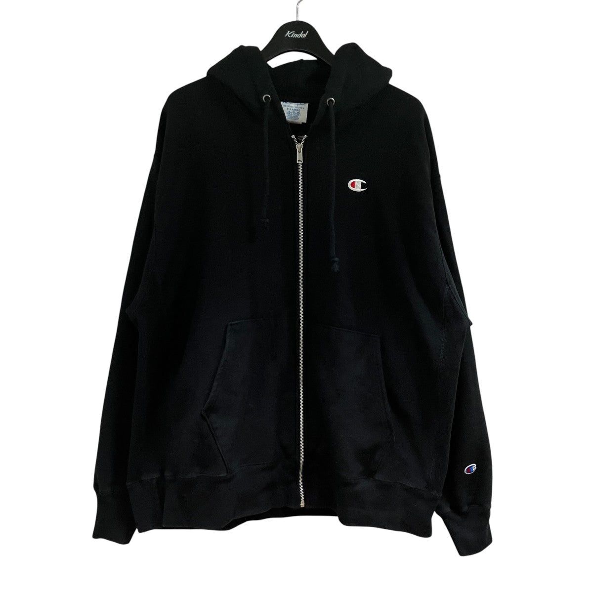 Champion リヴァースウィーブジップアップパーカー 古着・中古-1枚目のアイテム画像