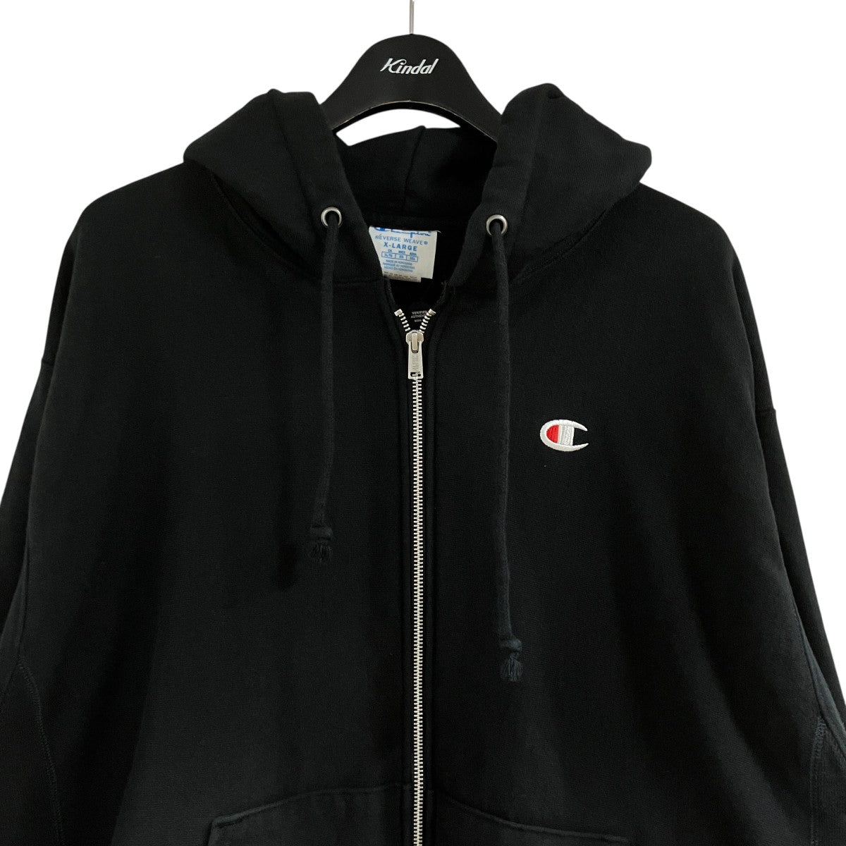 Champion リヴァースウィーブジップアップパーカー 古着・中古-2枚目のアイテム画像