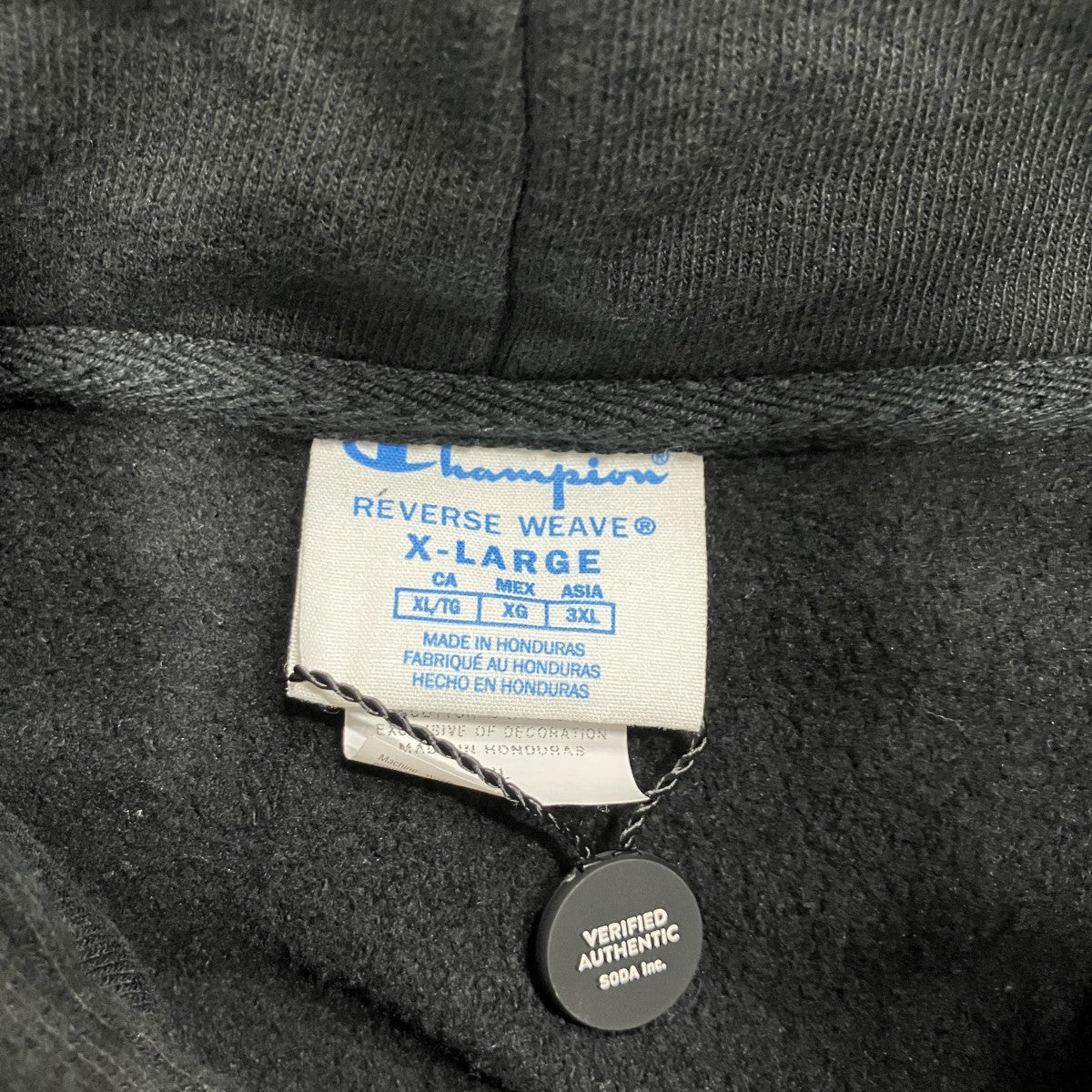 Champion リヴァースウィーブジップアップパーカー 古着・中古-5枚目のアイテム画像