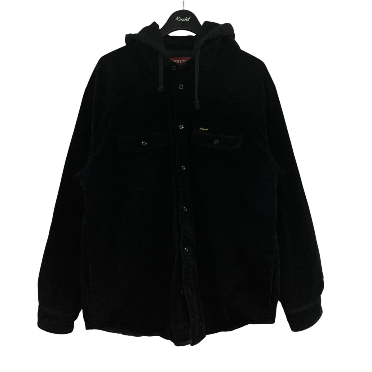 Supreme ベロアシャツパーカー 古着・中古-1枚目のアイテム画像
