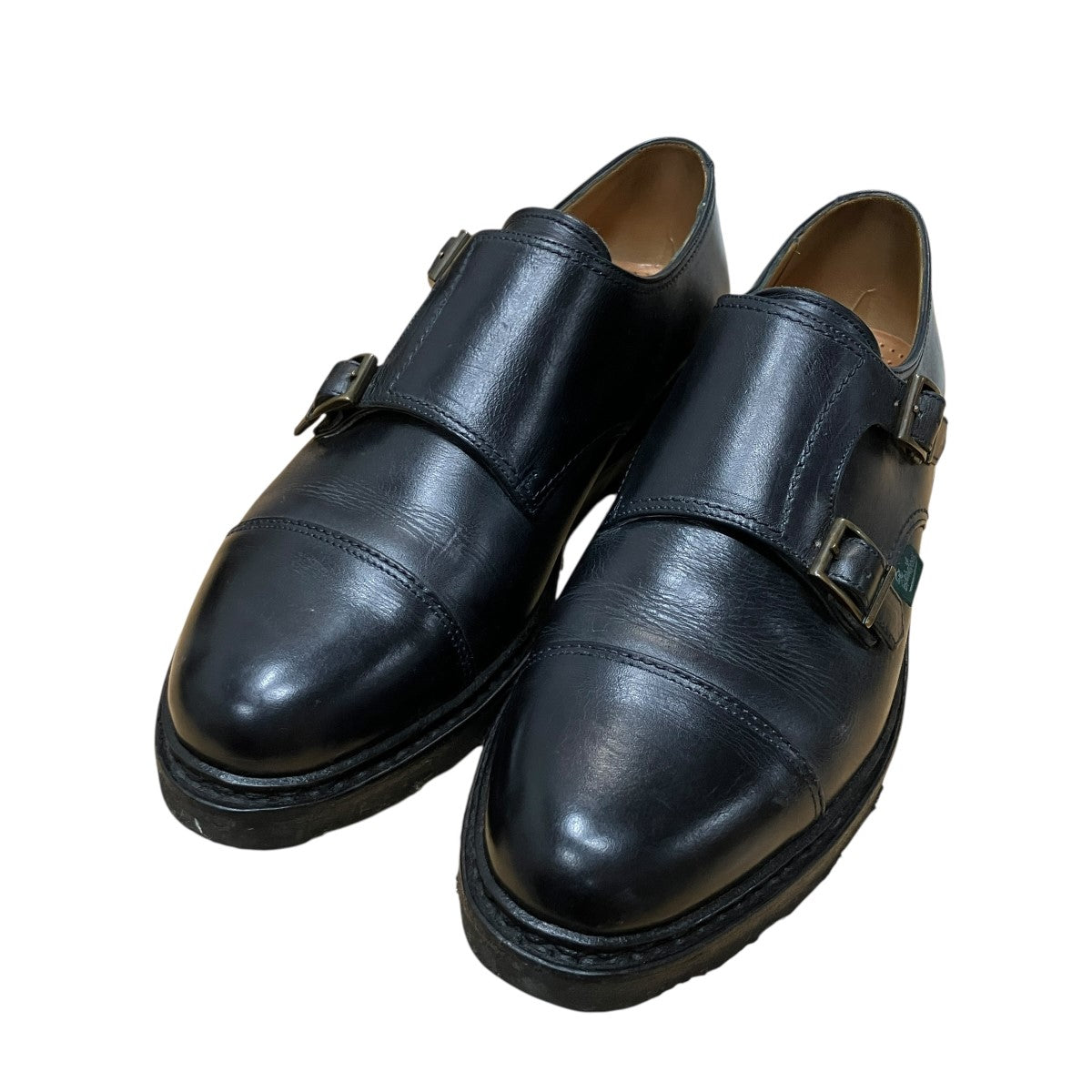 PARABOOT ウィリアム ダブルモンクレザーシューズ 古着・中古-1枚目のアイテム画像