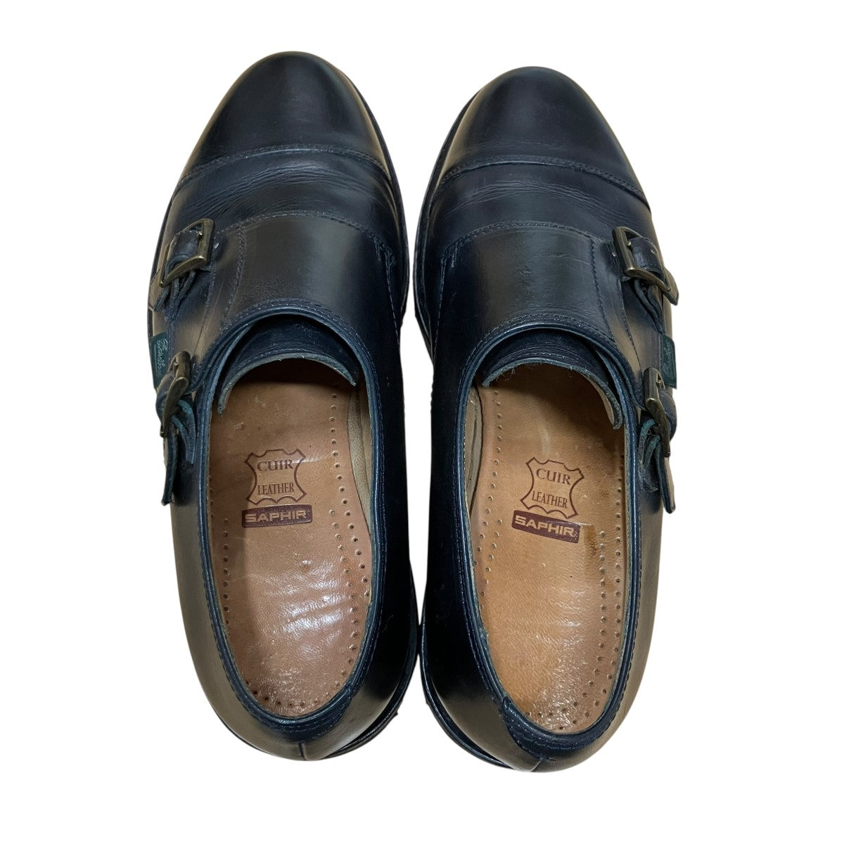 PARABOOT ウィリアム ダブルモンクレザーシューズ 古着・中古-6枚目のアイテム画像