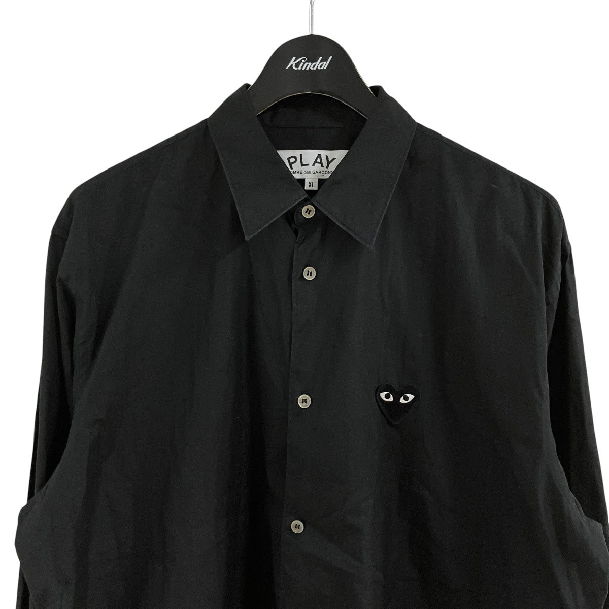 PLAY COMME des GARCONS ハートロゴシャツ 古着・中古-2枚目のアイテム画像
