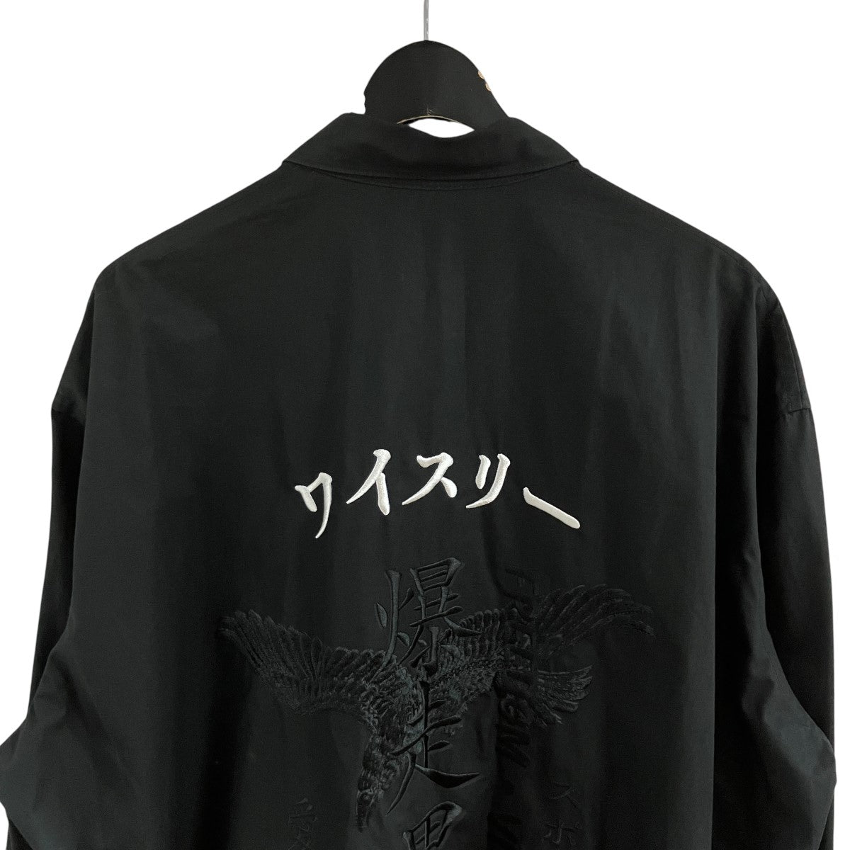 バックエンブロイダリーシャツジャケット