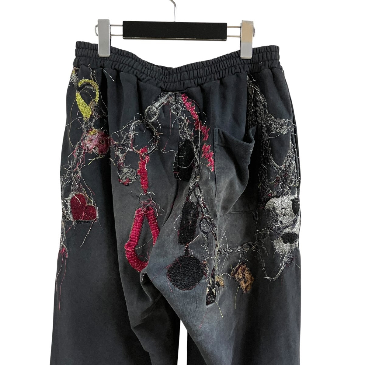 25AW エンブロイダリーチェーンスウェットパンツ