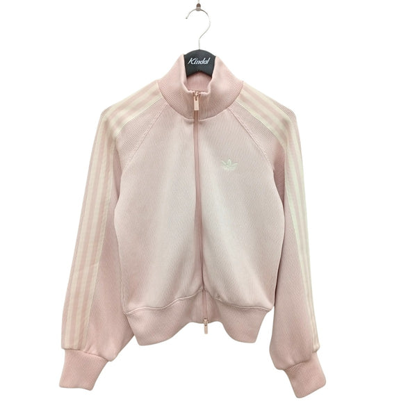 極美品  アディダス トラックジャケット ピンク トレフォイル XL adidas(アディダス) ニットトラックジャケット ピンク サイズ XS