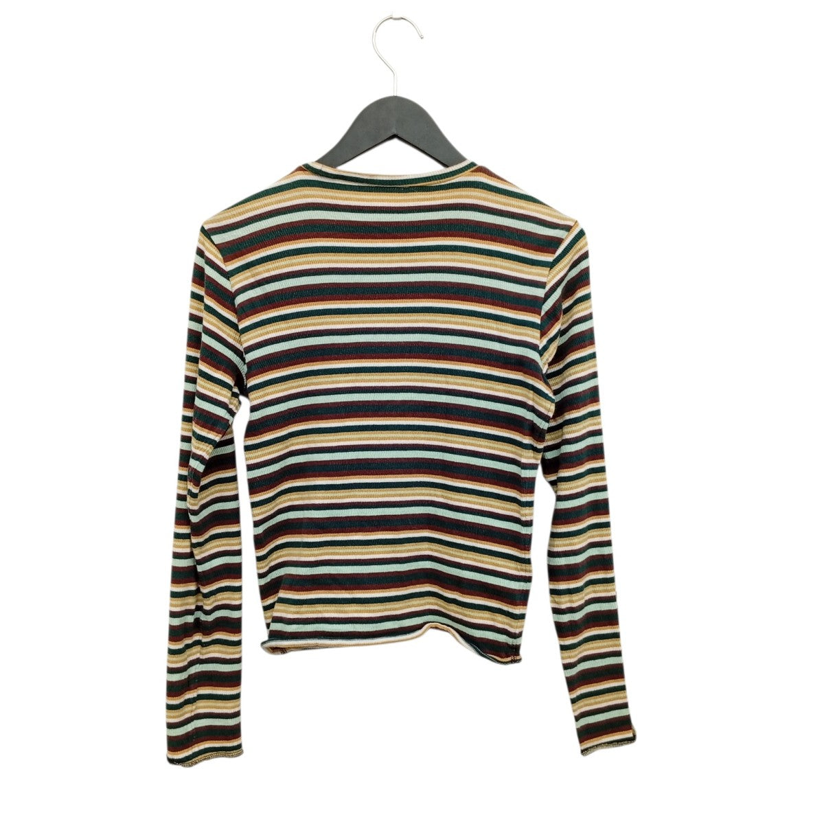 SHIRRING BORDER CREW NECK TOPボーダーカットソー8612-241-0290
