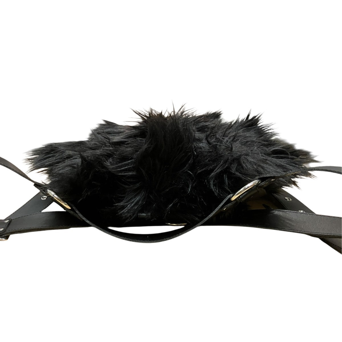 noir kei ninomiya ファーバッグ付きハーネス noir kei ninomiya(ノワールケイニノミヤ) ファーハーネスバックパック