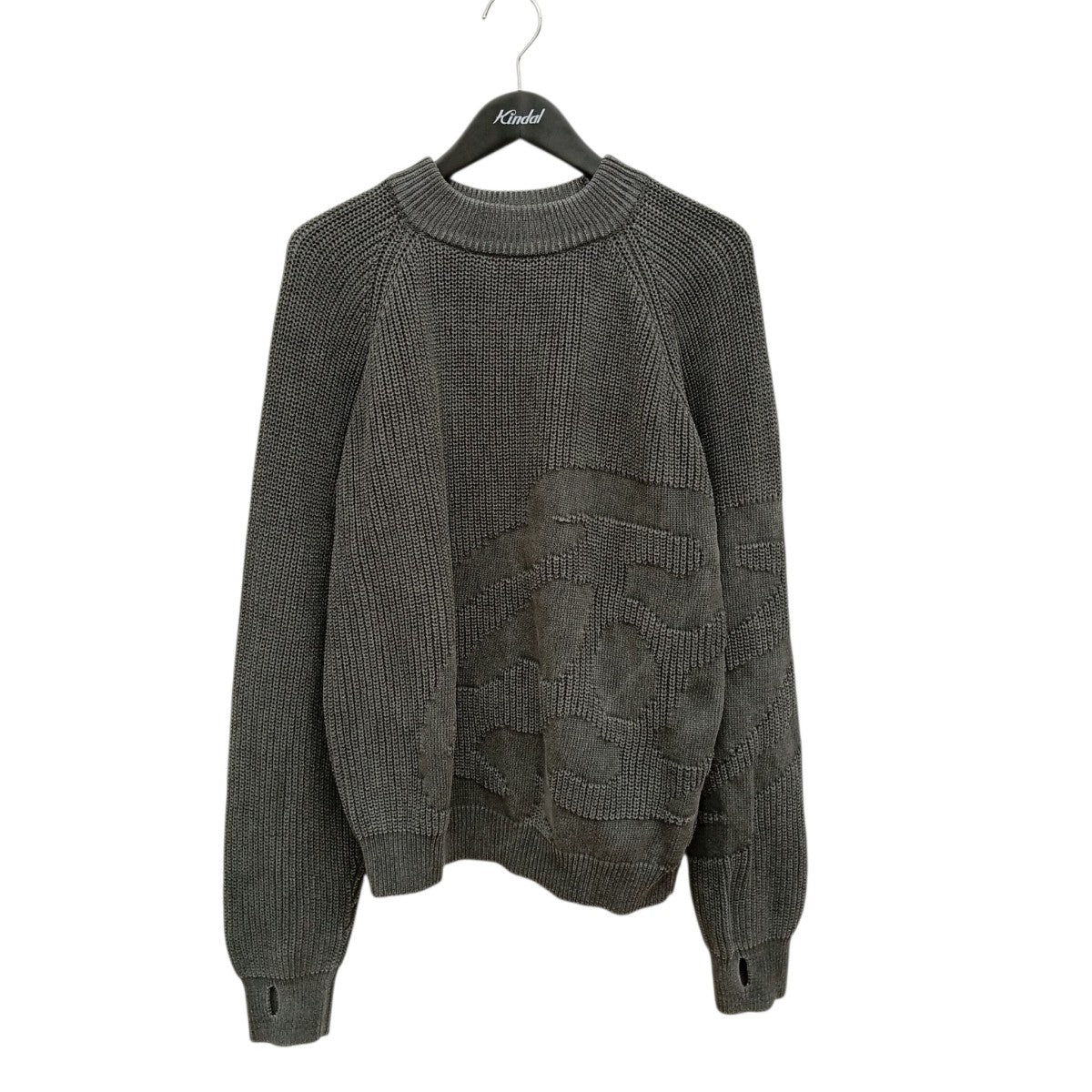 厚手ニットL.S WASHED KNIT