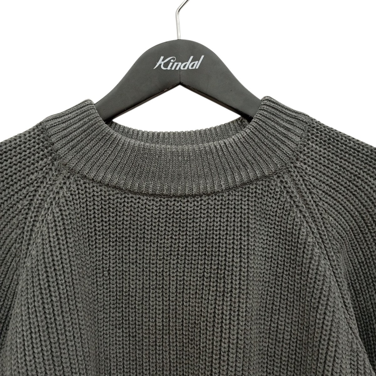 厚手ニットL.S WASHED KNIT