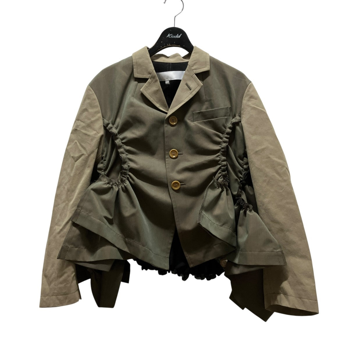 TAO COMME des GARCONS シャーリングジャケット 古着・中古-1枚目のアイテム画像