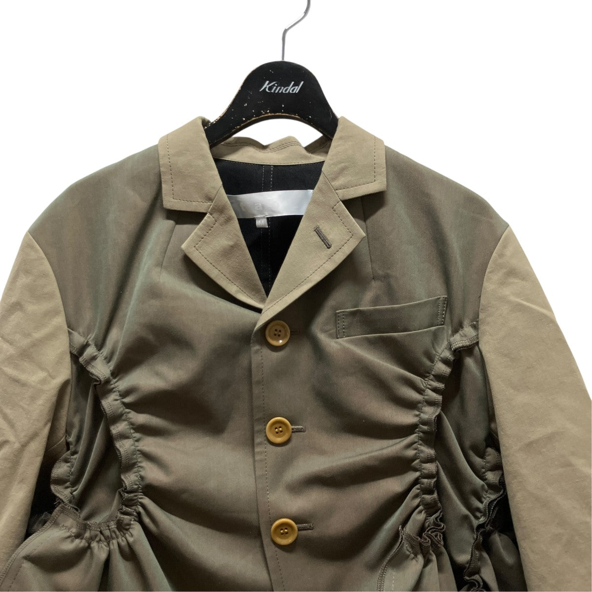 TAO COMME des GARCONS シャーリングジャケット 古着・中古-2枚目のアイテム画像