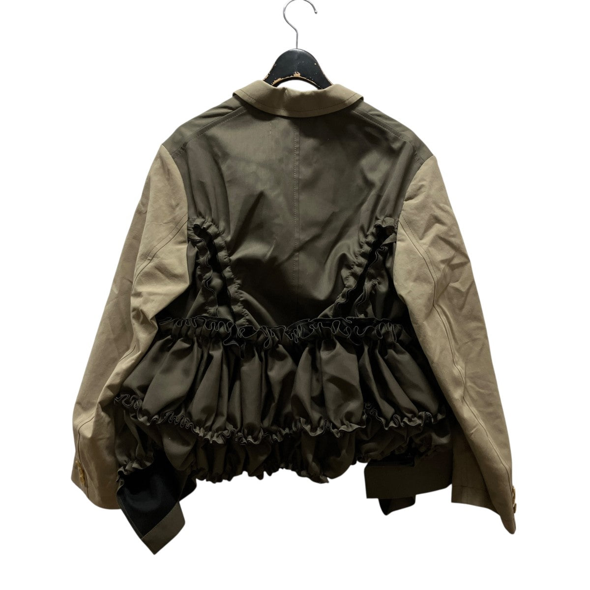 TAO COMME des GARCONS シャーリングジャケット 古着・中古-3枚目のアイテム画像