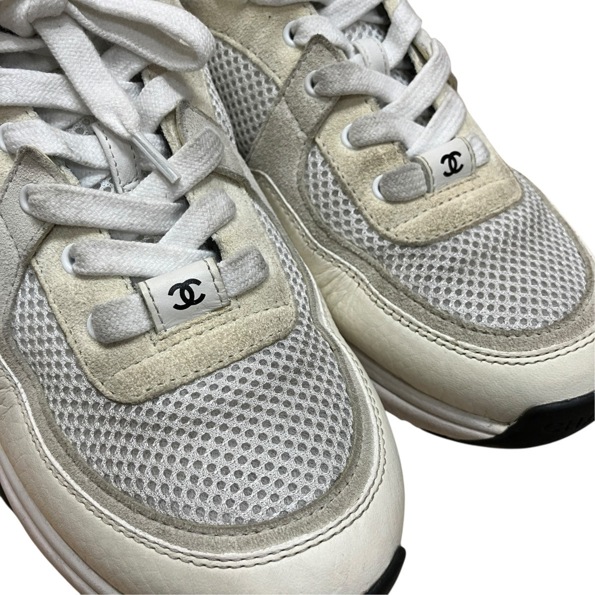 CHANEL(シャネル) ココマークメッシュローカットスニーカー G38299