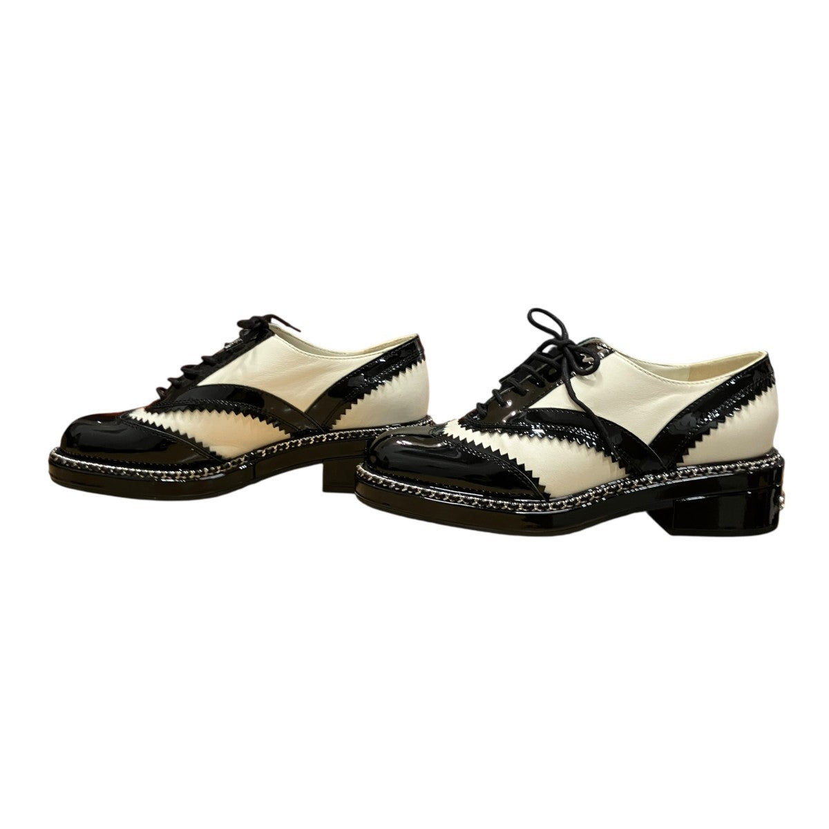 CHANEL(シャネル) レースアップドレスシューズ G35316 ブラック