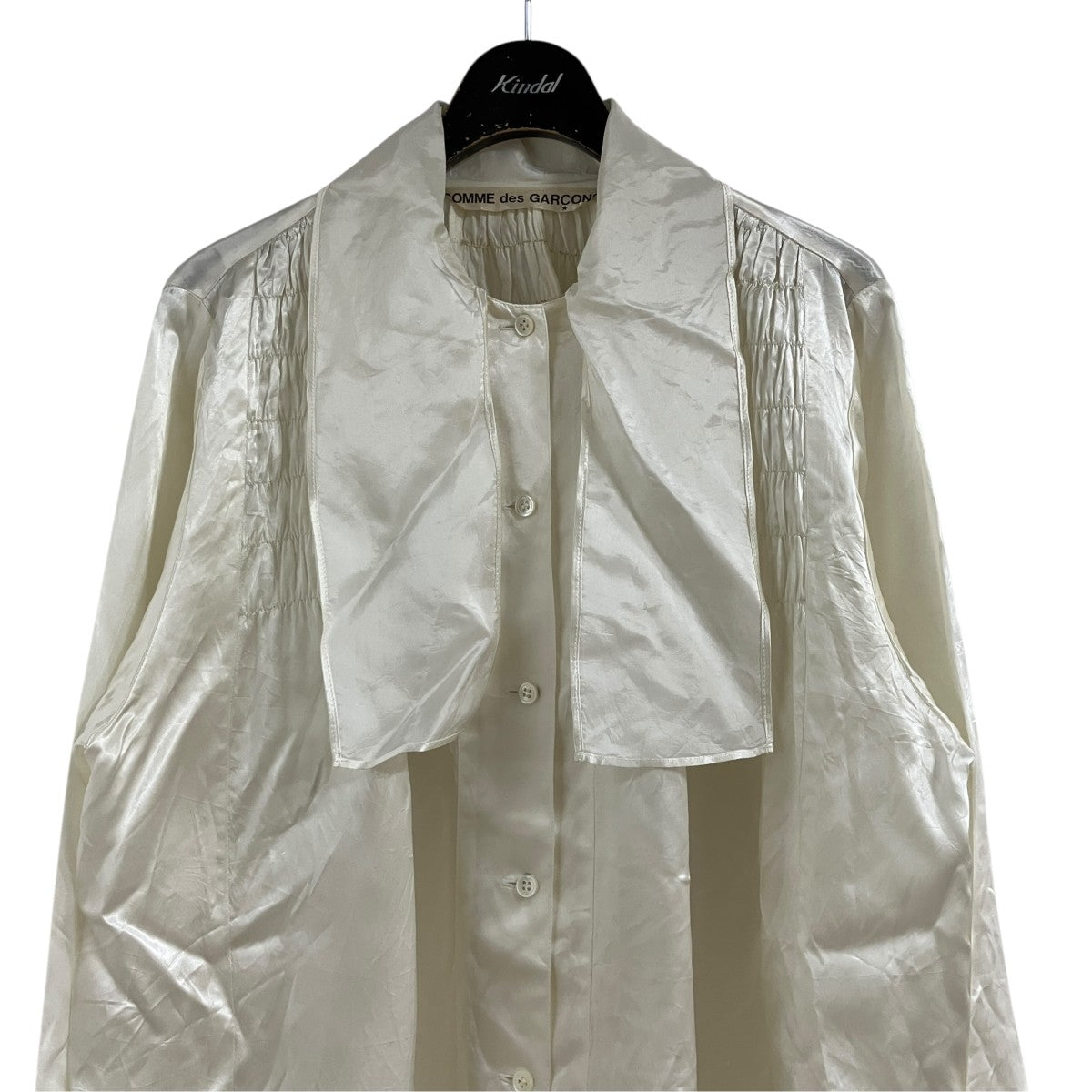 COMME des GARCONS ボウタイデザインブラウス 古着・中古-2枚目のアイテム画像