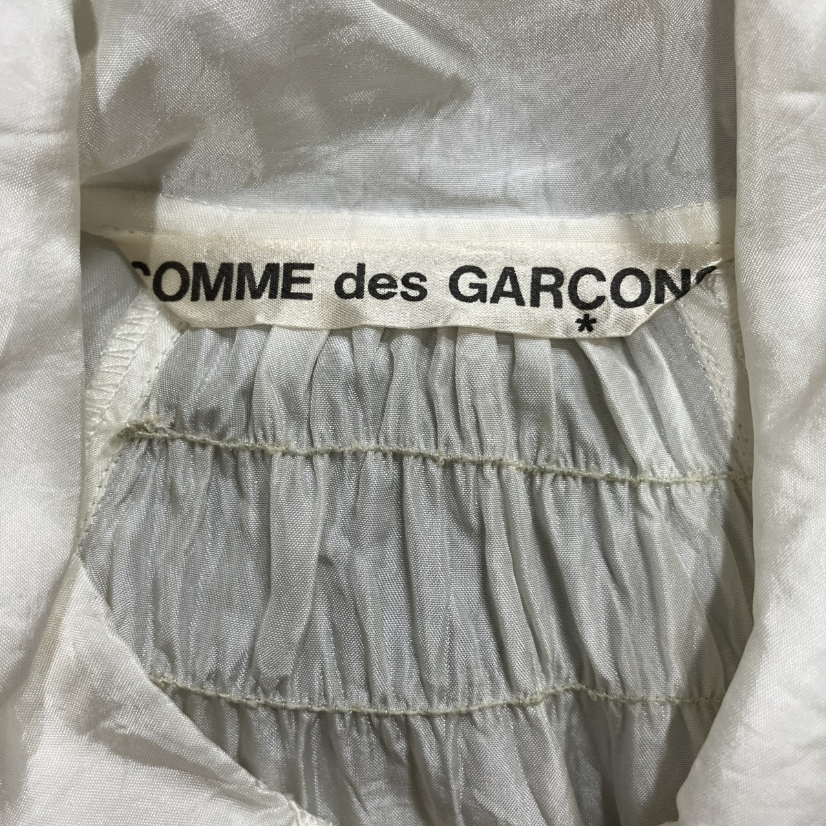 COMME des GARCONS ボウタイデザインブラウス 古着・中古-5枚目のアイテム画像