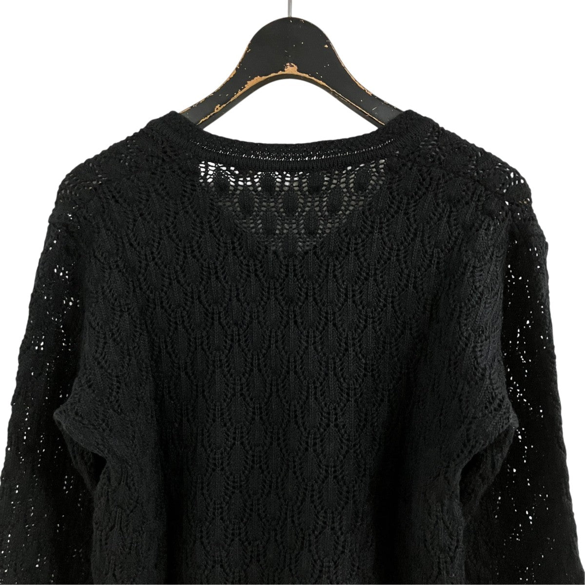 COMME des GARCONS Vネックニットセーター 古着・中古-4枚目のアイテム画像