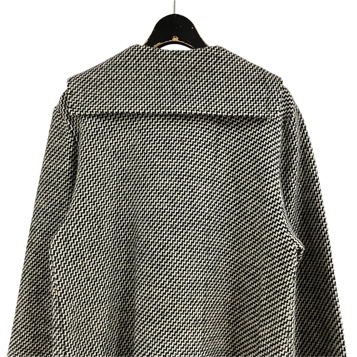 COMME des GARCONS ウールガウンコート 古着・中古-4枚目のアイテム画像