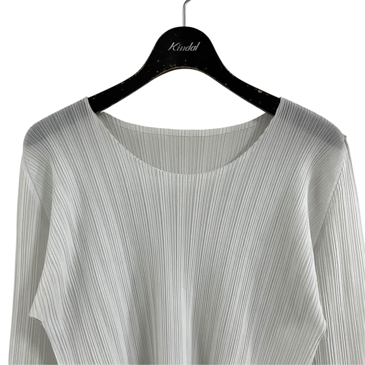PLEATS PLEASE ロングスリーブプリーツカットソー 古着・中古-2枚目のアイテム画像
