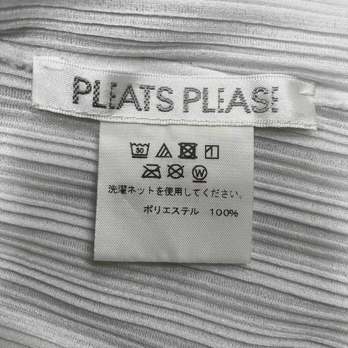 PLEATS PLEASE ロングスリーブプリーツカットソー 古着・中古-5枚目のアイテム画像