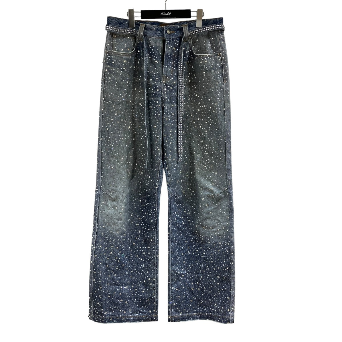 ラインストーントロンプルイユパンツ