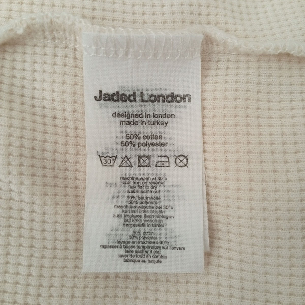 JADED LONDON サーマルカットソーロングスリーブTシャツ 古着・中古-4枚目のアイテム画像