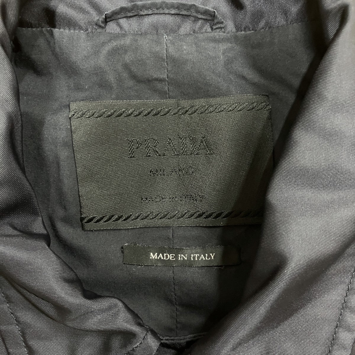 PRADA ナイロンロングジャケット 古着・中古-5枚目のアイテム画像