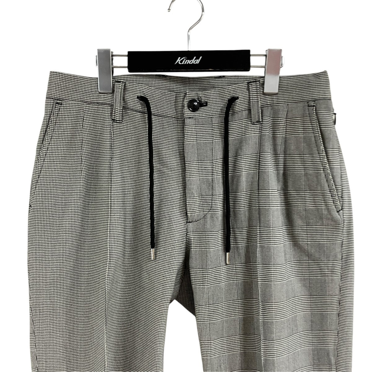 1piu1uguale3 チェック切替パンツ 古着・中古-2枚目のアイテム画像