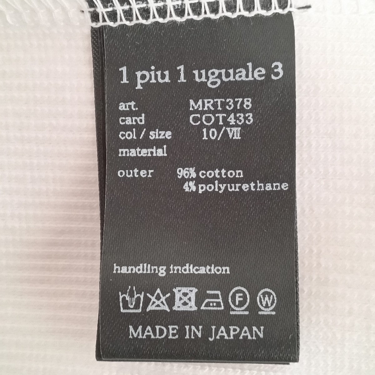 1piu1uguale3 ロングスリーブカットソーMRT378 古着・中古-6枚目のアイテム画像