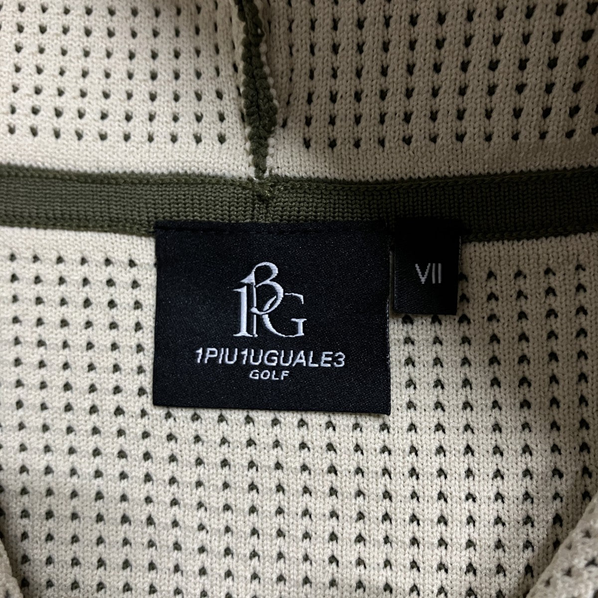 1piu1uguale3 ワッフルプルオーバーパーカー 古着・中古-5枚目のアイテム画像