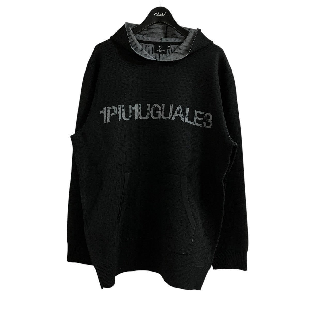 1piu1uguale3 ワッフルプルオーバーパーカー 古着・中古-1枚目のアイテム画像