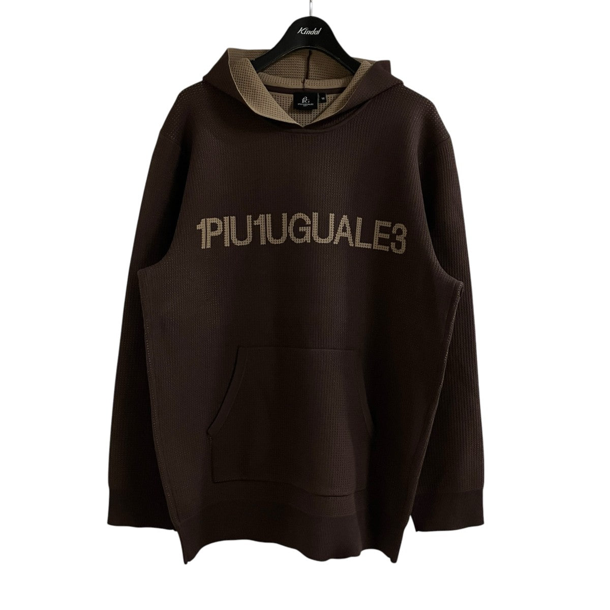 1piu1uguale3 ワッフルプルオーバーパーカー 古着・中古-1枚目のアイテム画像