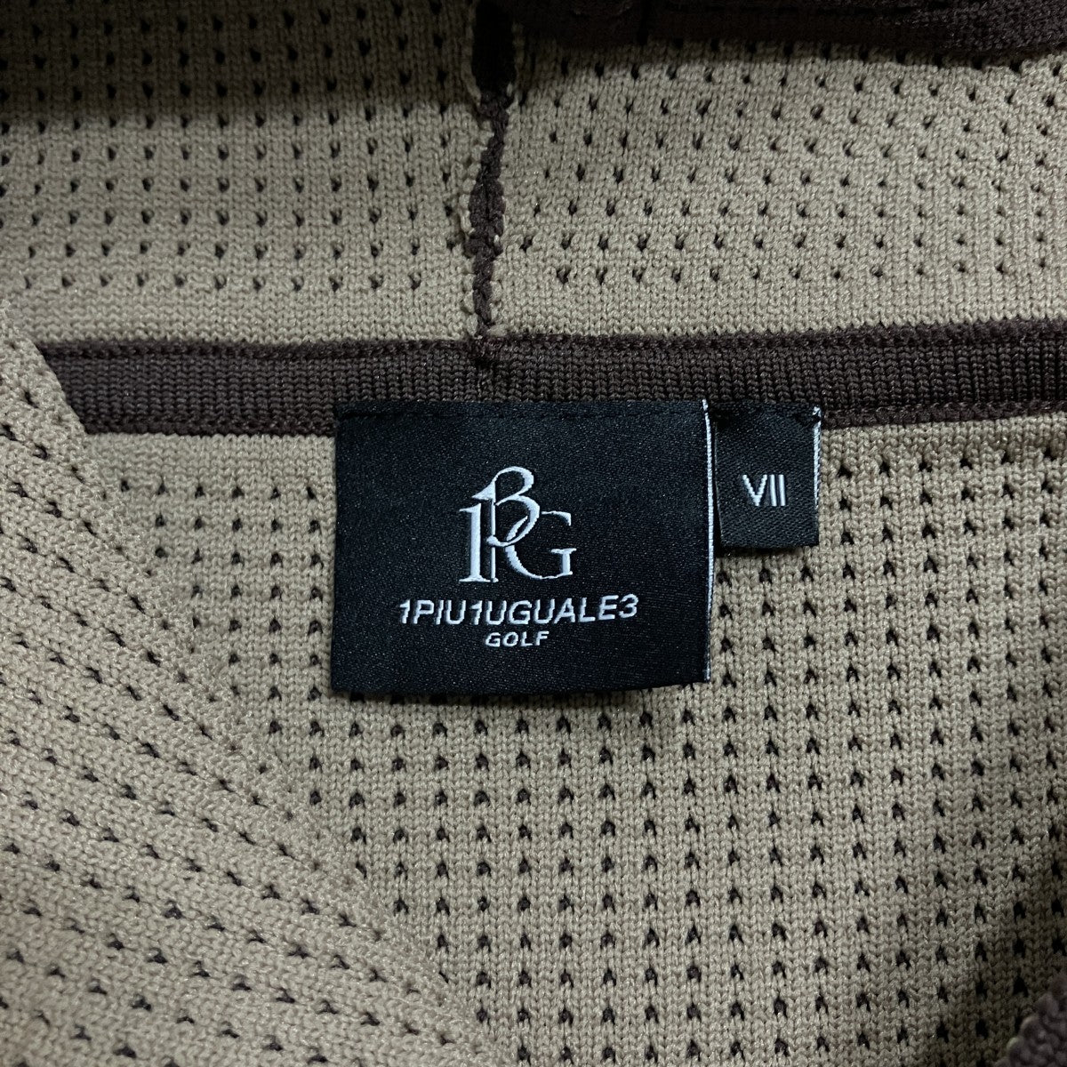 1piu1uguale3 ワッフルプルオーバーパーカー 古着・中古-5枚目のアイテム画像