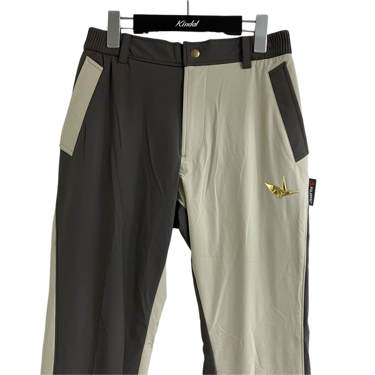 1piu1uguale3 クレイジーパターンリブパンツ 古着・中古-2枚目のアイテム画像