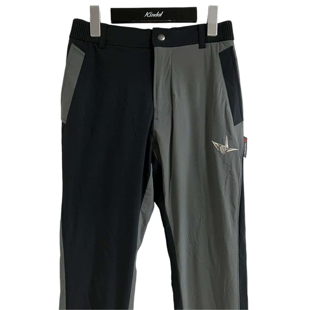 1piu1uguale3 クレイジーパターンリブパンツ 古着・中古-2枚目のアイテム画像