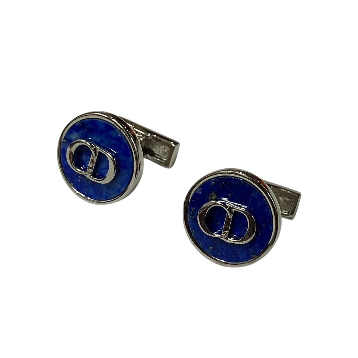 DIOR ラピスラズリCDロゴカフスリンクス 古着・中古-1枚目のアイテム画像