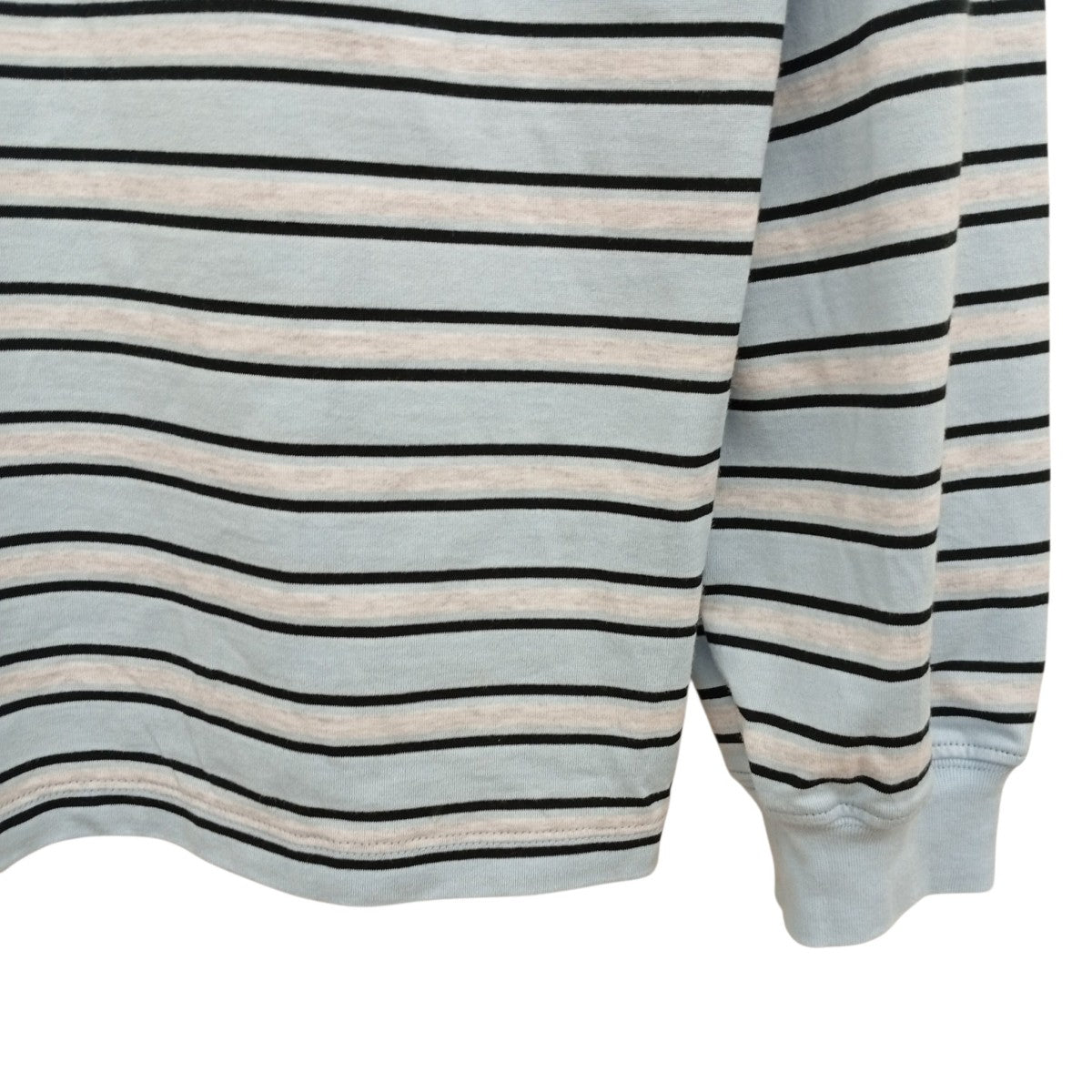 ボーダーロングスリーブカットソーKAIKO-26-016 V neck border l/s t-shirt