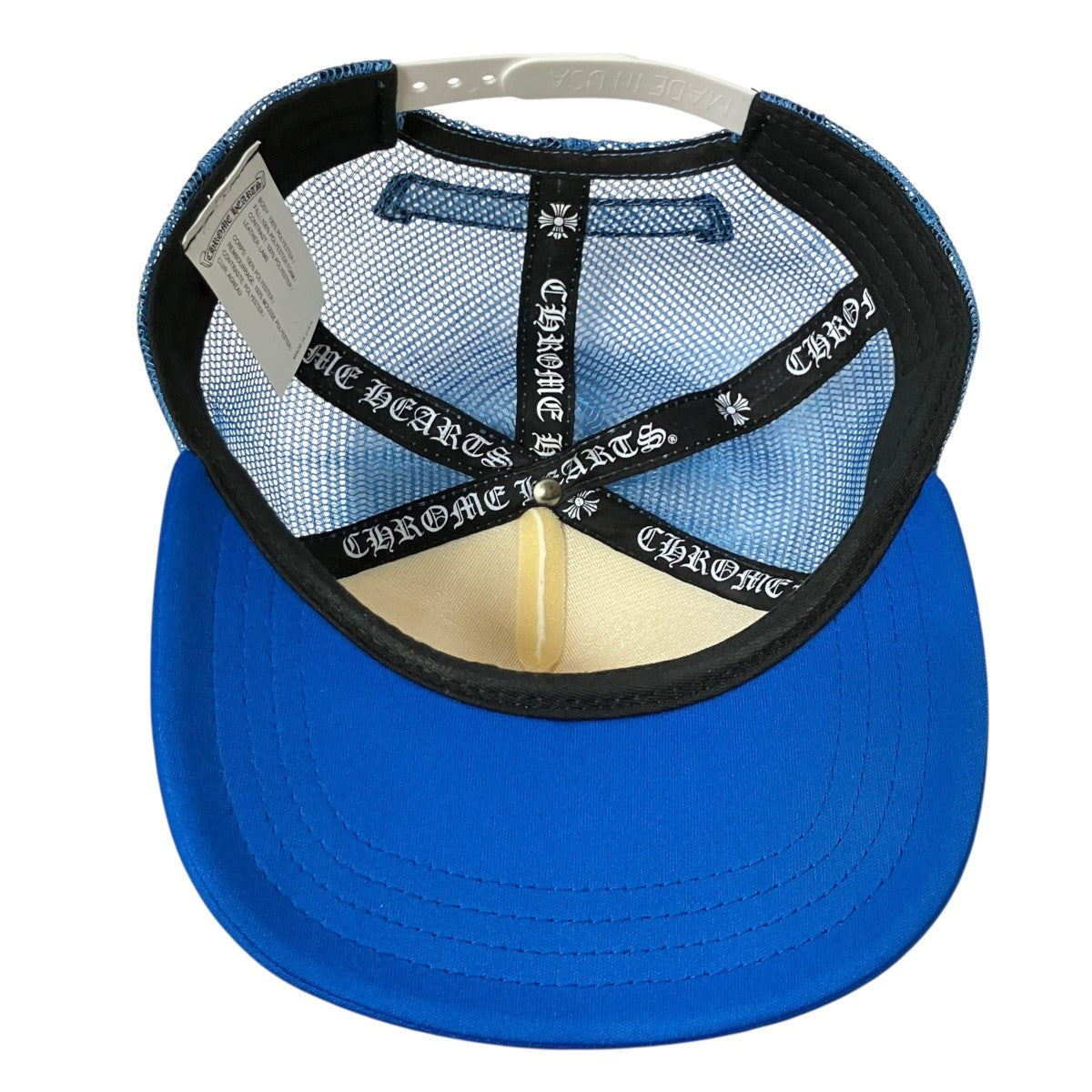 CHROME HEARTS 3セメタリーレザーパッチメッシュトラッカーキャップ 古着・中古-6枚目のアイテム画像
