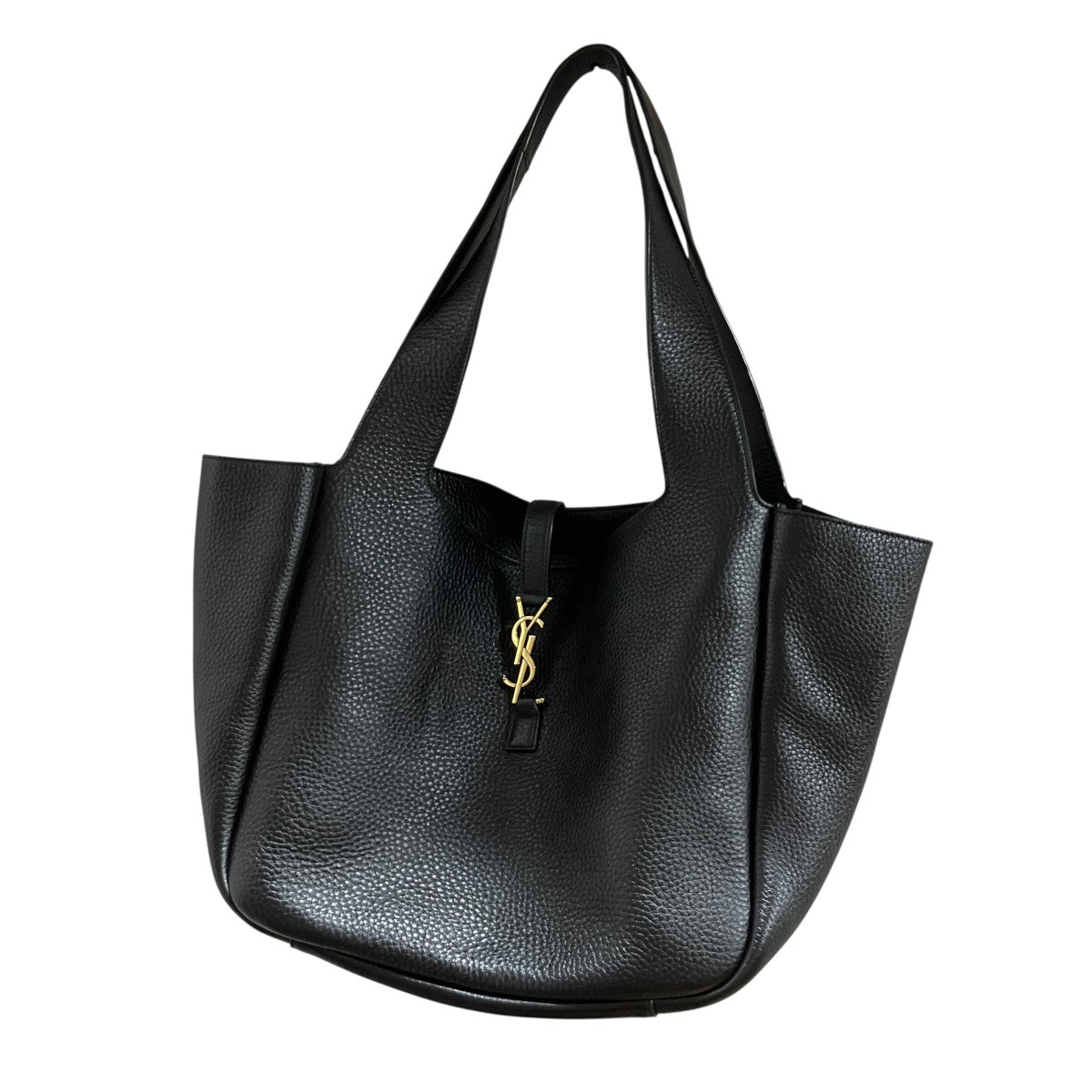 Saint Laurent Paris グレインレザー ソフトトートバッグ 古着・中古-1枚目のアイテム画像